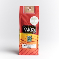 Café Sarks 100% Organic Rainforest French Roast